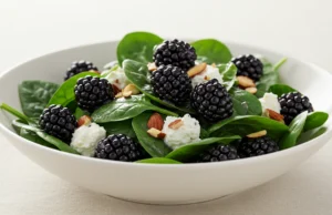 Blackberry Spinach Salad