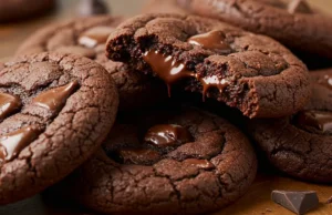 Soft Double Chocolate Cookies