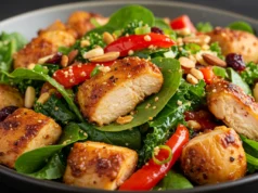 Spicy Warm Chicken Salad